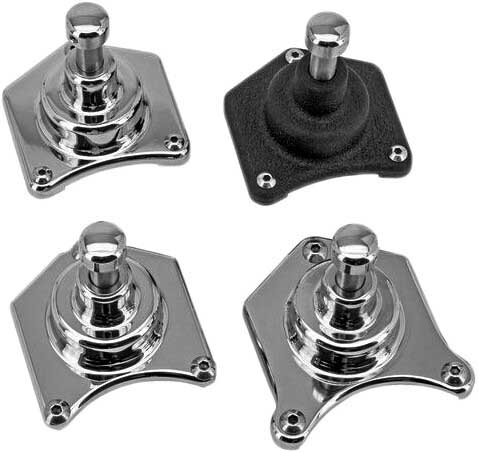 HardDrive - HardDrive Billet End Cover Starter Button - Wrinkle Black - 302931