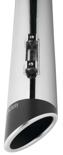 Freedom Performance - Freedom Performance 4.5in. Turnout Exhaust Slip-On for Touring - Chrome with Black Tip - HD00632