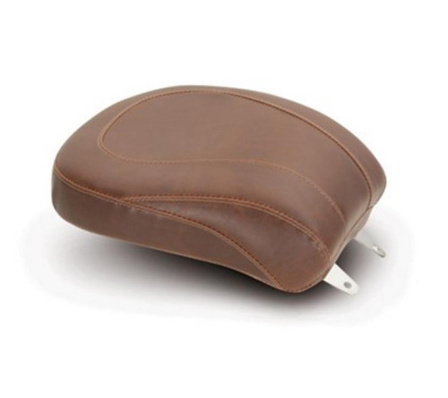 Mustang - Mustang Wide Tripper Passenger Seat - Smooth - Distressed Brown - 76805