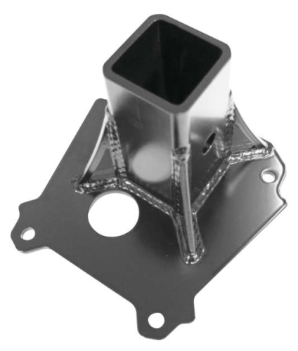 ModQuad - ModQuad 2in. Receiver Hitch Mount - Black - H-T-REC-BLK