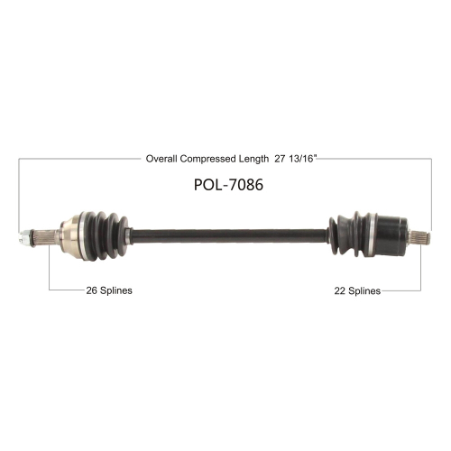 Open Trail - Open Trail OE 2.0 Front Axle - POL-6086HD