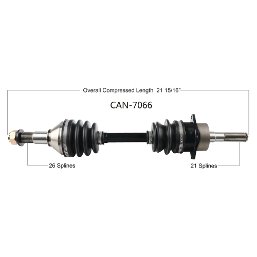 Open Trail - Open Trail OE 2.0 Front Axle - CAN-7066