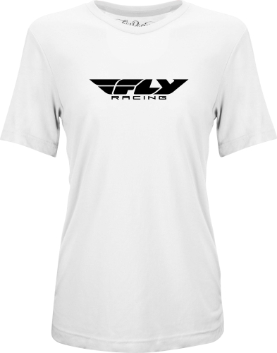 Fly Racing - Fly Racing Fly Origin Corporate Womens Tee - 356-0506L - White - Large