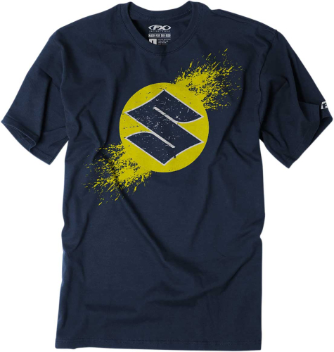 Factory Effex - Factory Effex Suzuki Overspray Youth T-Shirt - 23-83400 - Navy - Small