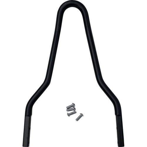 Drag Specialties - Drag Specialties Round Tappered Sissy Bar - 10.1in. - Gloss Black - 1501-0765