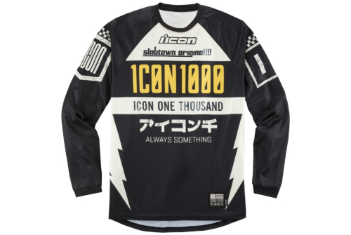 Icon - Icon One Thousand Slabtown Jersey - 2824-0077 - Black - Small