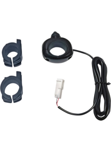 Custom Dynamics - Custom Dynamics Auxiliary Handlebar Mounted On/Off Switches - Chrome - CD-AUX-UNV-B
