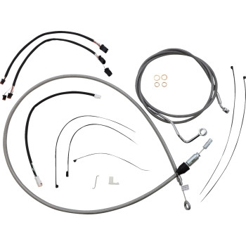 Magnum - Magnum XR Stainless Dot Handlebar Installation Kit - 12in-14in. - Chrome Fittings - 5891141