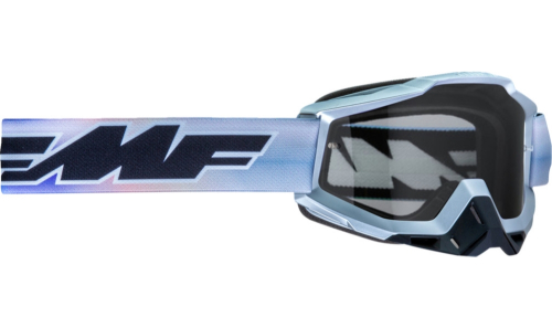 FMF Racing - FMF Racing PowerBomb Afterburn Goggles - F-50036-00012 - Afterburn/Blue/Purple / Gray Clear Lens - OSFM