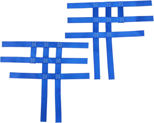 Motorsport Products - Motorsport Products Replacement EZ-FIT Nerf Bar Nets - Blue - 81-0304