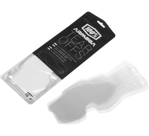 100% - 100% Perimeter Seal Tear-Offs for Armega Googles - 2x - 7pk. - 59059-00001