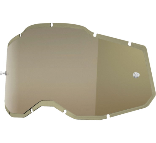 100% - 100% Replacement Injected Lenses for Adult Racecraft 2/Accuri 2/Stratus 2 Goggles - Olive - 59092-00001
