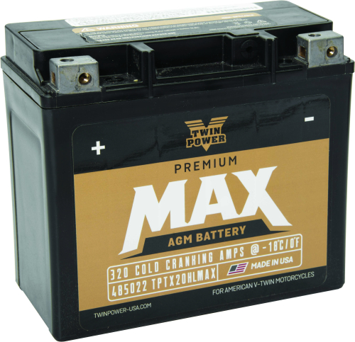 Twin Power - Twin Power Premium Factory Activated AGM Battery - 485022