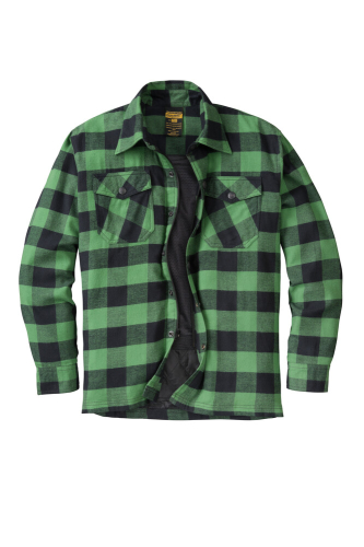 Scorpion - Scorpion Covert Moto Flannel  Shirt - 13703-3 - Green/Black - Small