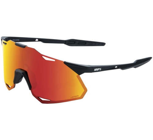 100% - 100% Hypercraft XS Sunglasses - 60002-00003 - Soft Tact Black/Hiper Red Mirror Lens - OSFM
