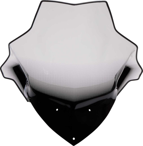 Powermadd - Powermadd Cobra Windshield - 17in. - Clear with Black Fade - 12030