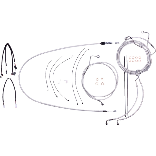 Magnum - Magnum Sterling Chromite II Handlebar Installation Kit for 18in-20in. Ape - 3871213