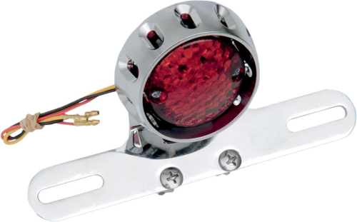 Drag Specialties - Drag Specialties Custom Bobber LED Taillight and License Plate Mount - L24-0437ACRLEDE