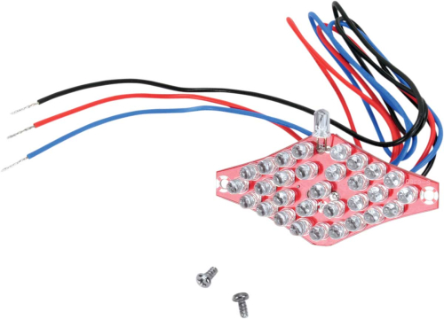Drag Specialties - Drag Specialties Diamond LED Board for Side Mount LED Taillight/License Plate Mounts - 28-6047-A