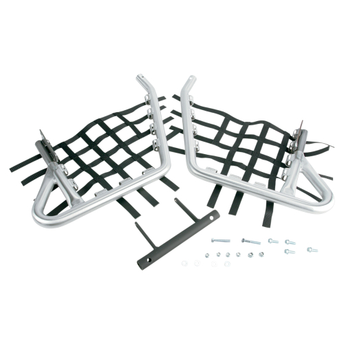 DG Performance - DG Performance Fat Series 1 1/2in. Alloy Nerf Bars - Aluminum Bar - Black Web - 602-4509
