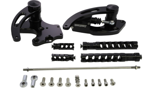 Accutronix - Accutronix Muzzle Brake Forward Control - Black - 3in. Extended - FC106-XSAKB