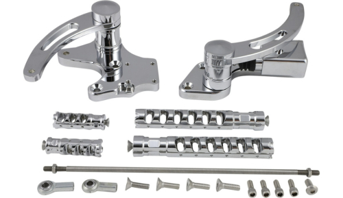 Accutronix - Accutronix Muzzle Brake Forward Control - Chrome - 3in. Extended - FC106-XSAKC