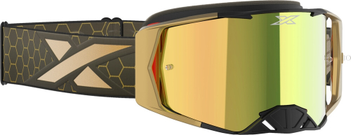 EKS Brand - EKS Brand Lucid Goggles - 067-11010 - Solid Gold / Gold Mirror Lens - OSFM