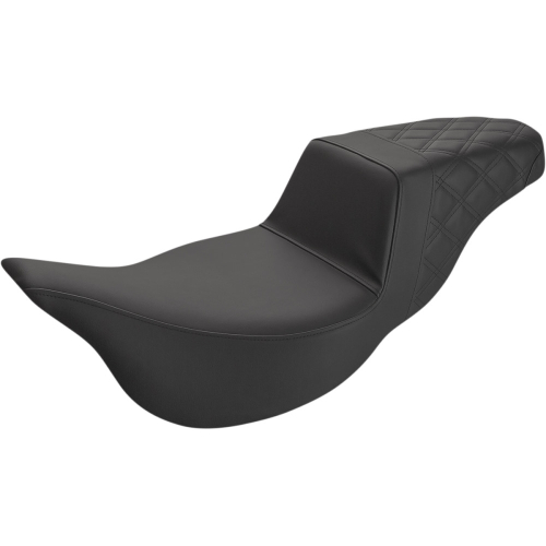 Saddlemen - Saddlemen Rear LS Extended Reach Step-Up Rear Seat - Black - 808-07B-173E