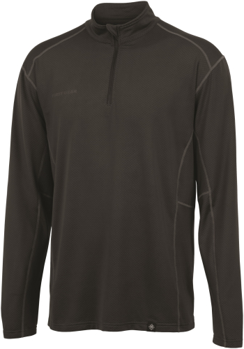 Firstgear - Firstgear Midweight Long Sleeve Base Layer Shirt - 527598 - Dark Gray - Small