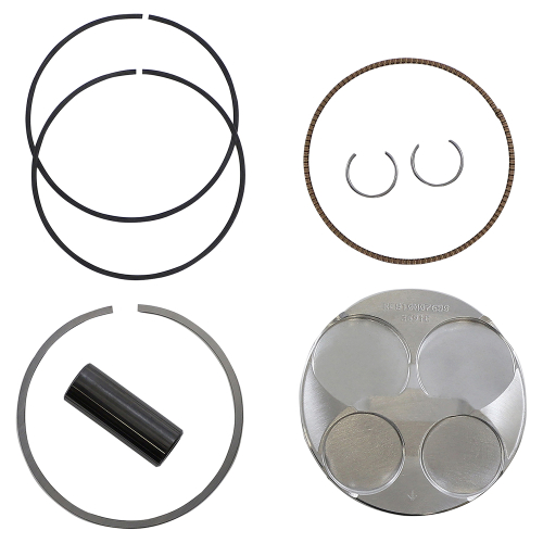 Wiseco - Wiseco Racer Elite 4-Stroke Piston Kit - Standard Bore 76.80mm, 14.5:1 High Compression - RE810M07680