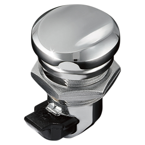 Kuryakyn - Kuryakyn Push Button Fuel Door Latch - Chrome - 1467