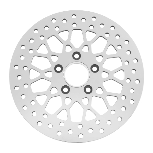 Bikers Choice - Bikers Choice Mesh Style Polished Brake Rotor - 601966