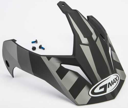 G-Max - G-Max Visor for GM11D 15 Helmet - Flat Black/Dark Silver - G011057