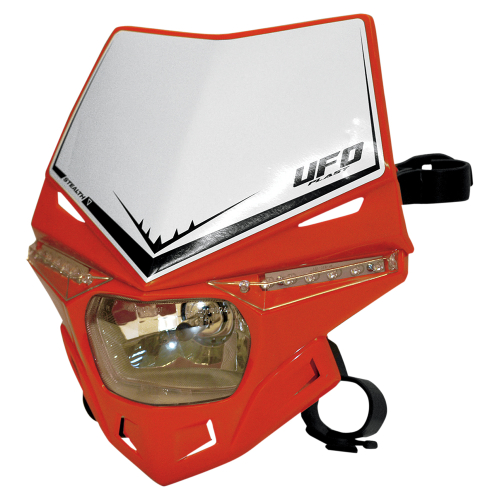 UFO Plastics - UFO Plastics Stealth Headlight - Red - PF01715070