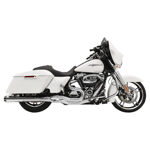 Bassani Manufacturing - Bassani Manufacturing B4 Megaphone Exhaust System - Chrome - 1F51R
