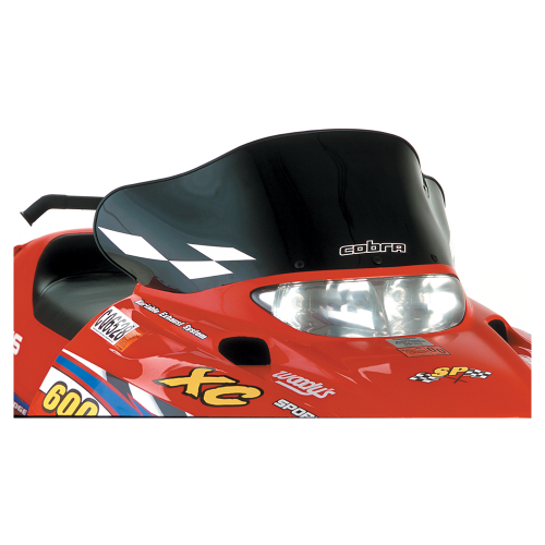 Powermadd - Powermadd Cobra Windshield - 11.5in. - Black/White Checks - 10152010