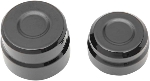 Drag Specialties - Drag Specialties Billet Rear Axle Cap - 1in. - Black - 0214-0835