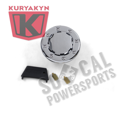 Kuryakyn - Kuryakyn Vented Flush Mount Gas Cap - Right Hand Thread - 8309