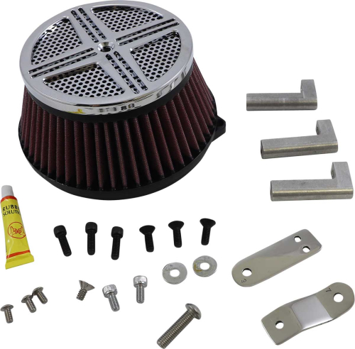 Baron Custom Accessories - Baron Custom Accessories XXX Big Air Kits - Chrome - BA-2311-00
