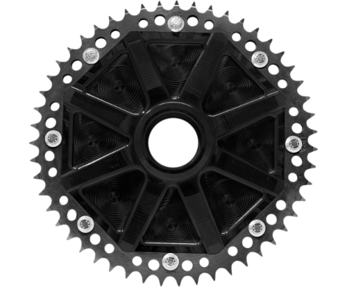 Alloy Art - Alloy Art Universal Cush Drive Chain Conversion Systems  with Black Anodized Carrier - 51T - Black - G2UCC51-11
