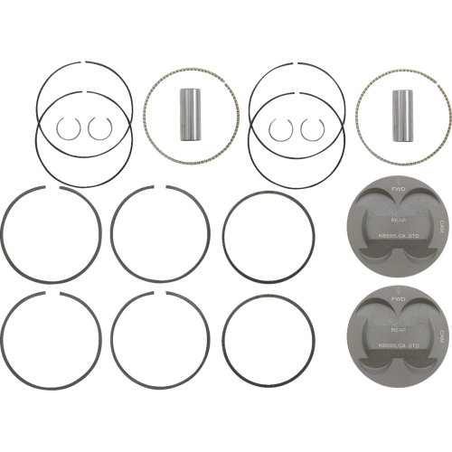 KB Performance - KB Performance Super-Duty 124in. Big Bore Piston Kit - 4.250in. - KB595LCA.STD