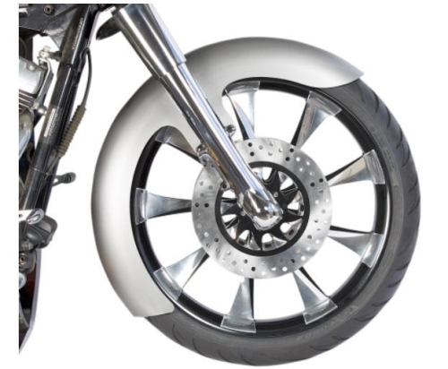 Russ Wernimont Designs - Russ Wernimont Designs LS-2 Style Custom Dresser Front Fender - 5-1/2in. Wide for 21in. Wheels - RWD-50133
