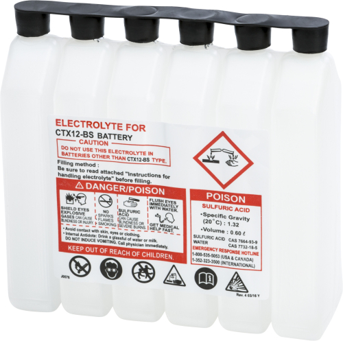 Fire Power - Fire Power Sealed Battery Electrolyte Pack - 600CC CTX