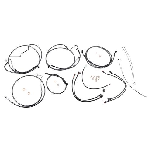 Magnum - Magnum Black Pearl Handlebar Installation Kit for 12-14in. Ape - 487411