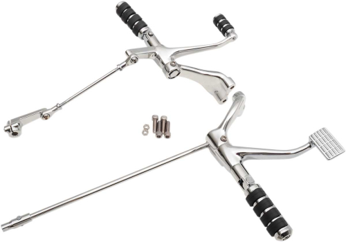 Drag Specialties - Drag Specialties Sportster Forward Control Kit - Standard - Chrome - 1622-0486