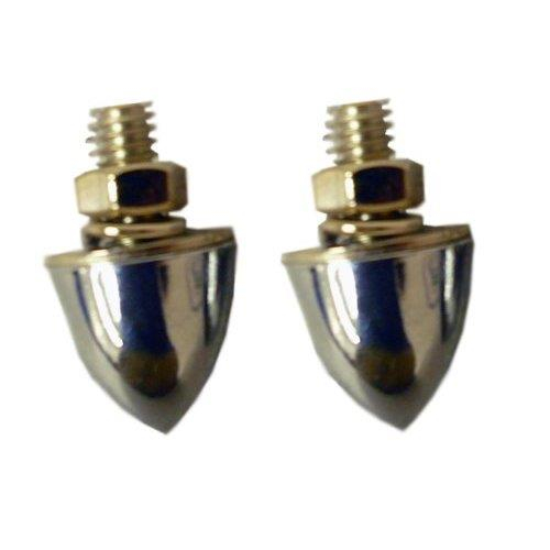 Emgo - Emgo Chrome Bolts - 6mm - Bullet - 85-83400 (1=20)