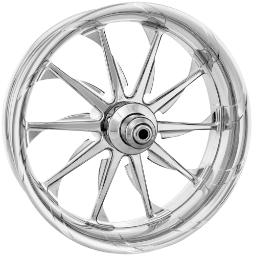 Xtreme Machine - Xtreme Machine Launch Front Wheel (Dual Disc) - 23x3.5in. - Chrome - 1202-7306R-XLA-CH