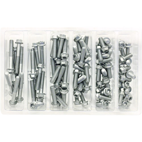 Bolt MC Hardware - Bolt MC Hardware M6 Euro Style Flange Bolt Assortment - SV-M6EURO