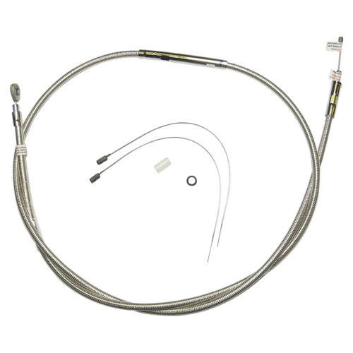 Magnum - Magnum Polished Stainless Steel High Efficiency Braided Clutch Cable - 62-11/16in. - 52286