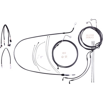 Magnum - Magnum Karbonfiber Handlebar Installation Kit for 12in-14in. Ape - 7871191